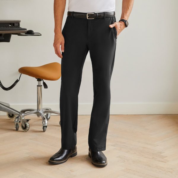 men s Black FIGSPRO™ Straight Leg Trouser on Sale