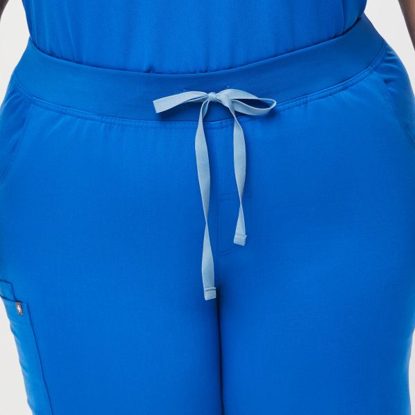 women s Royal Blue Kade™ - Petite Cargo Scrub Pants (3XL - 6XL) on Sale - Image 5