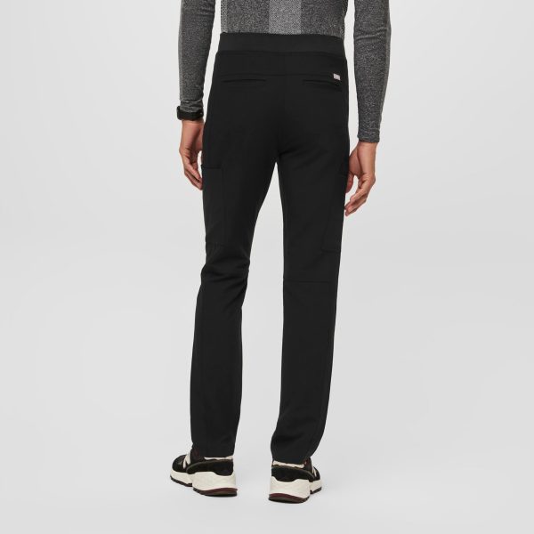 men s Black Slim Axim™ - Cargo Scrub Pants Fashion - Image 4