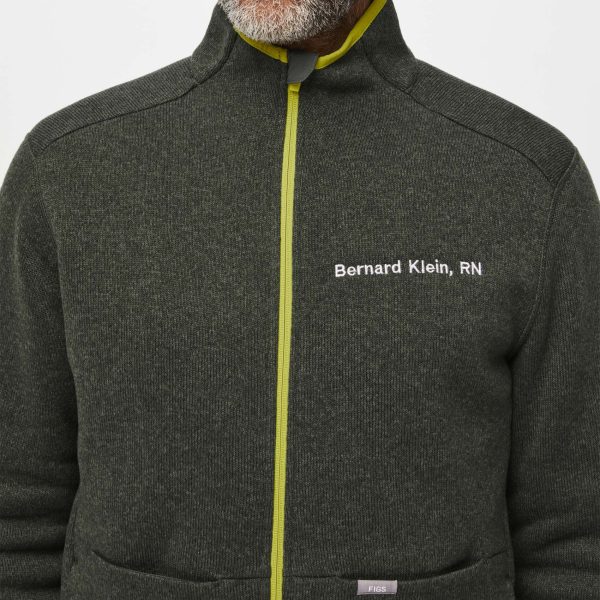 men s Heather Moss Limeade On-Shift™ - Sweater Knit Jacket Online Sale - Image 5